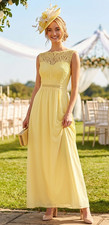 Lipsy Yellow Maxi Dress Size