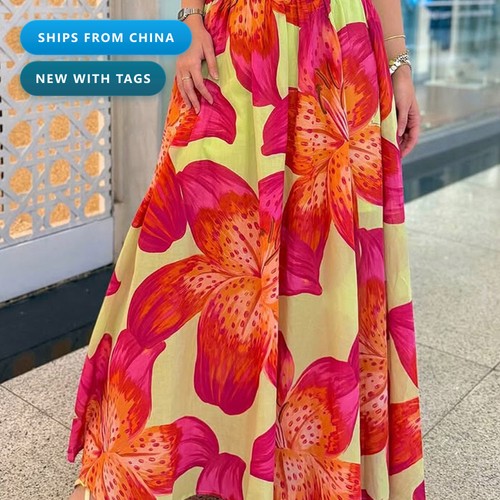 Women floral print flowy - women's,
