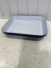 Emile Henry Vintage Rectangular Oven Dish 19.01 29x36x6cm Blue