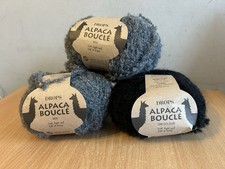 3 x Drops Alpaca Boucle Wool