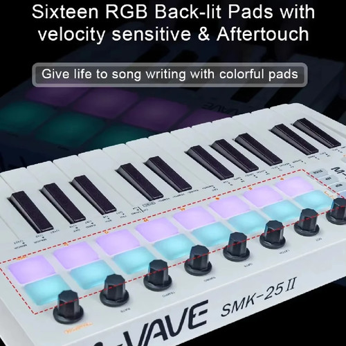 Midi controller keyboard semi - controller,