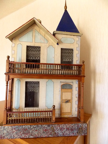 Antique dolls house - antique,