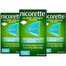 Nicorette Icy White Chewing