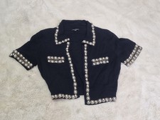 LEO GUY Unusual Black Beaded