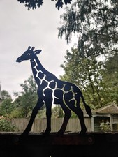 Giraffe Fence Topper Garden