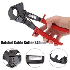 Heavy Duty Ratchet Cable Cutter Ratcheting Wire Cut Hand Tool Cut Up To 240mm2