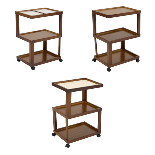 Bamboo side table - side,