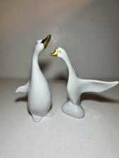 Hollohaza Swan Duck Figurines