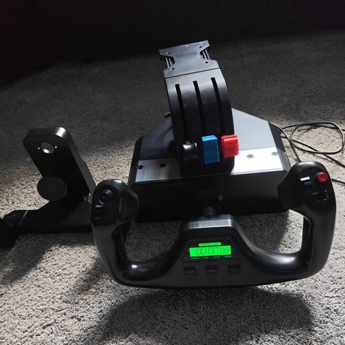 Logitech flight yoke system - logitech,