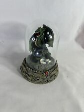 Rare Franklin Mint Michael Whelan Dragon fire Hand Painted Figurine w/glass dome