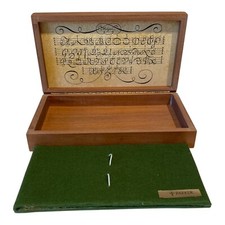 Parker 75 Vintage Wooden Pen Box Rare