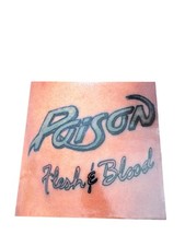 Vintage Vinyl Record Album Poison Flesh & Blood LP 90s