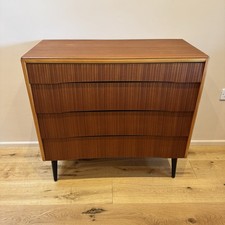 Mid-Century Chest of Drawers by Avalon Yatton, 1960s, Teak, Vintage. Restored. 
