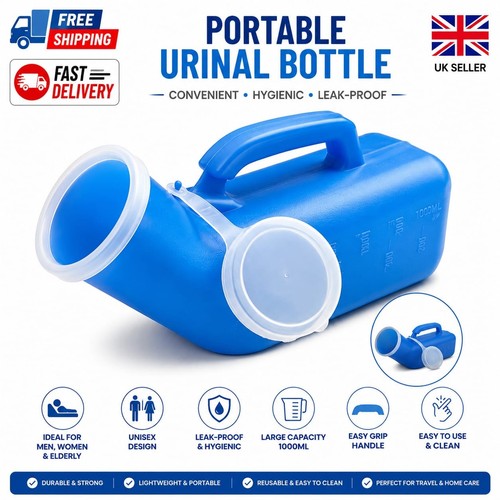 Portable urinals for - men, spill