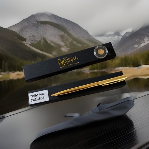 Swarovski ball point pen - pen, gold