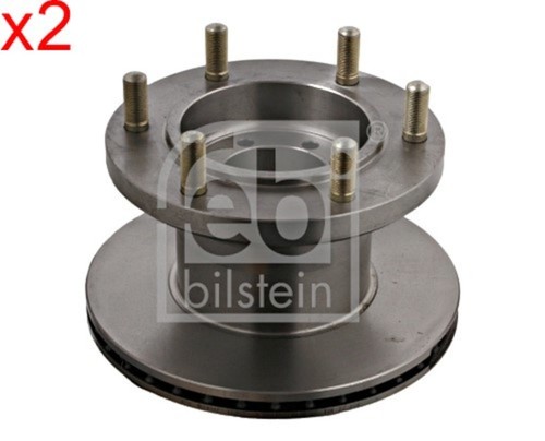 Front brake disc - front, fits