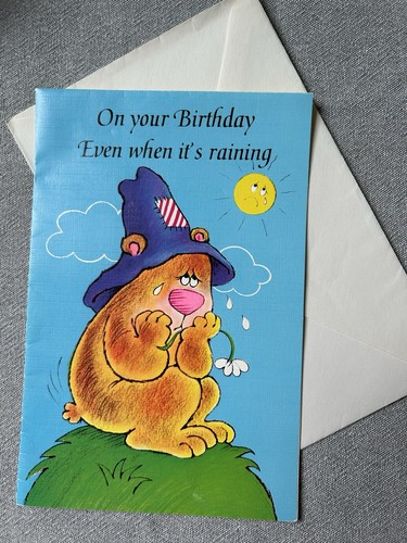 Vintage 1960s unused birthday - vintage,