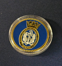 Royal Navy RFA Orange Fleet Memorabilia Gifts Gold Spoof Challenge Coin