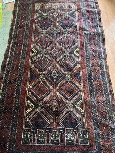 Vintage baluche rug - 6, 4