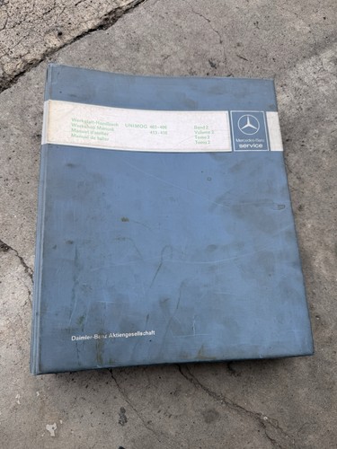 Unimog 406 service manual - 406,