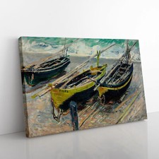 Three Fishing Boats By Claude