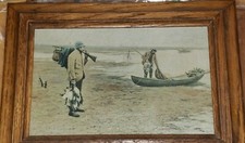 A.B. Frost Coming Ashore Oil