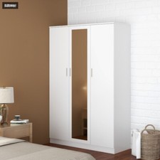 3 Door Mirrored Wardrobe