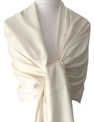 Cream pashmina ladies ivory - cream,