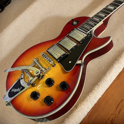Custom electric guitar flame - custom,