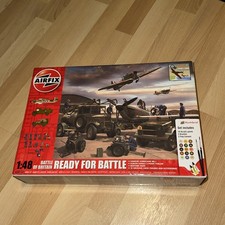 1/48 AIRFIX READY FOR BATTLE, 4 kits Hurricane, Albion, Bedford MWD, ground crew