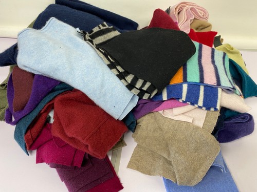 Pure cashmere knit fabric - pure,