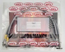 HEL PERFORMANCE JAGUAR XK8 4.0 XKR X100 S/STEEL BRAIDED BRAKE LINES HOSES PIPES