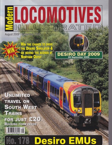 Modern locomotives illustrated - modern,