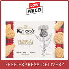 Walker's Shortbread Assortment 160g | Traditional All-Butter Scottish Biscuits