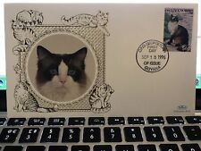Benham Cat Pussy Kitten Silk FDC Cancellation Georgetown Guyana 18.9.96 Ragdoll