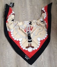 Moschino Scarf Olive Pearls