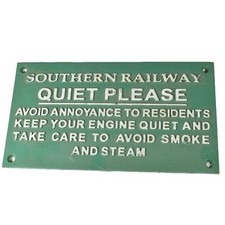 Southern Railway Quiet Please