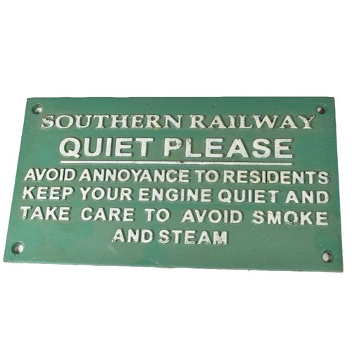 Southern railway quiet please - railway,