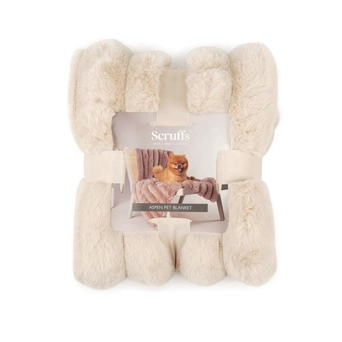 Pet dog blanket cream - pet,