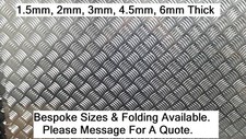 Aluminium chequer tread - aluminium, plate