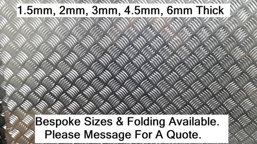Aluminium chequer tread plate - aluminium,