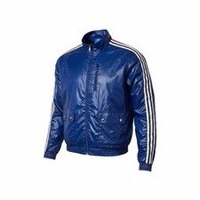 Adidas Vintage Ventex Jacket 80s 174 CM 5’9 Blue RARE 80s Casuals Retro