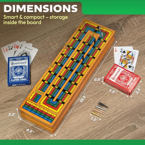 Luxury wooden cribbage - luxury,