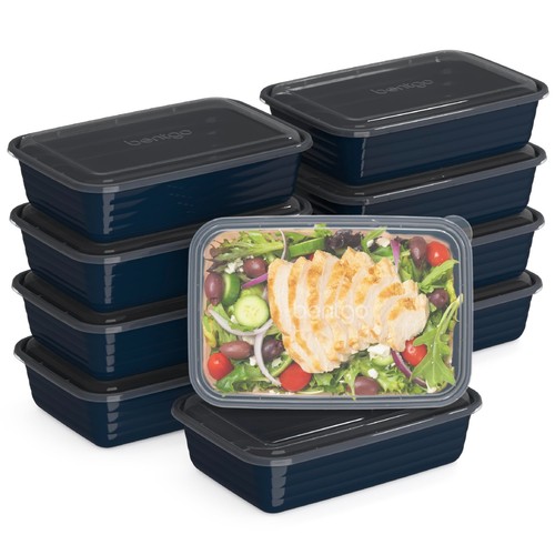 Black reusable meal prep - reusable,