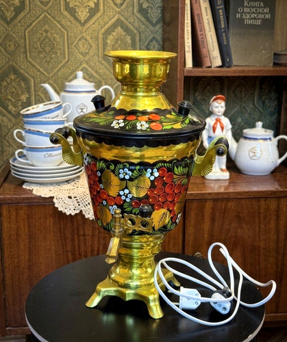 Vintage samovar tula - vintage, khokhloma