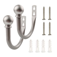 Metal Curtain Hold Backs x 2