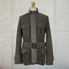 One Of A Kind Sample Pretty Green Black Label Belted Safari Jacket Size Medium