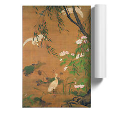 Lu Ji Egrets And Hibiscus