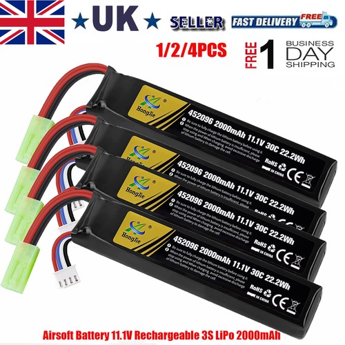Airsoft battery 2000mah - 11.1v,