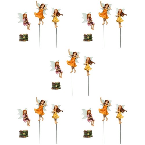15pcs resin elf figurine for - resin,